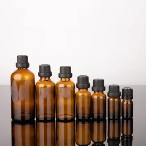 Big Head Brown Glass Refillable bottles