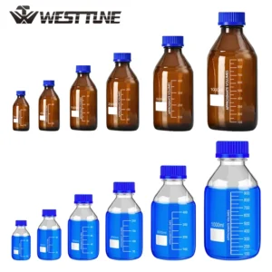 WESTTUNE 1Pcs 25-1000ml Refillable Bottles Glass